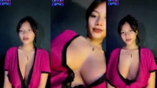 Goyang Susu Gede Busui Mbak Dinda Bikin Ngaceng
